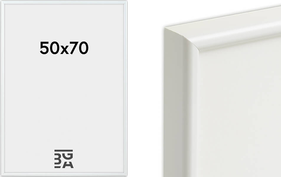 Снимки на стилна бяла рамка