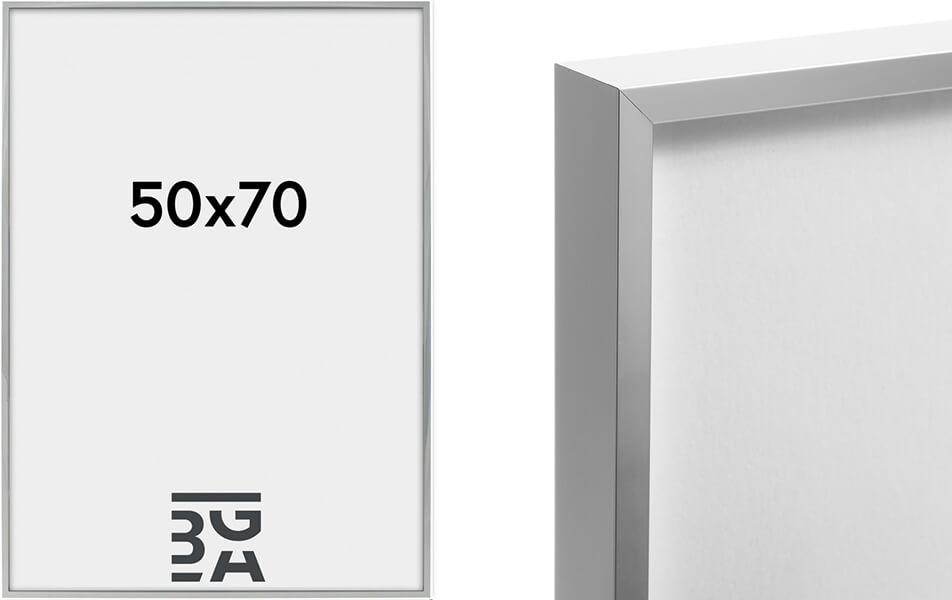 Снимки на елегантна сребърна рамка