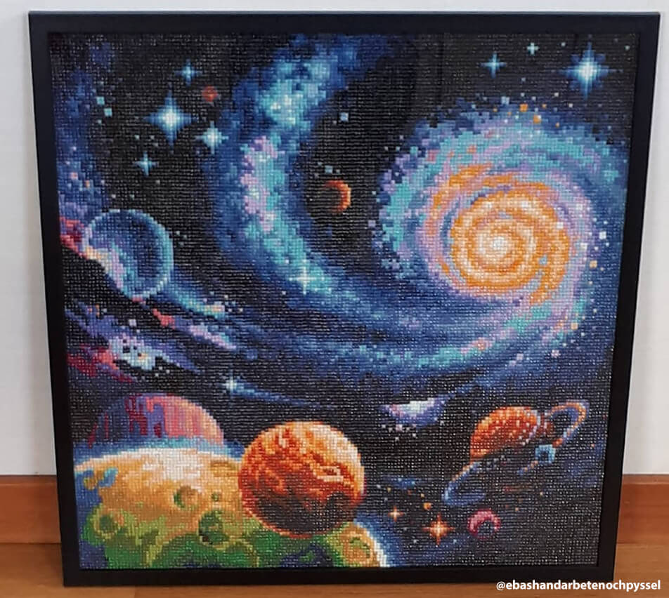 Рамкирана диамантена картина