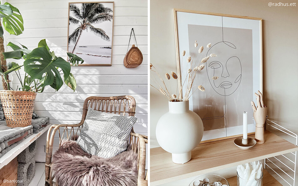 Постери и рамки – природосъобразен интериор