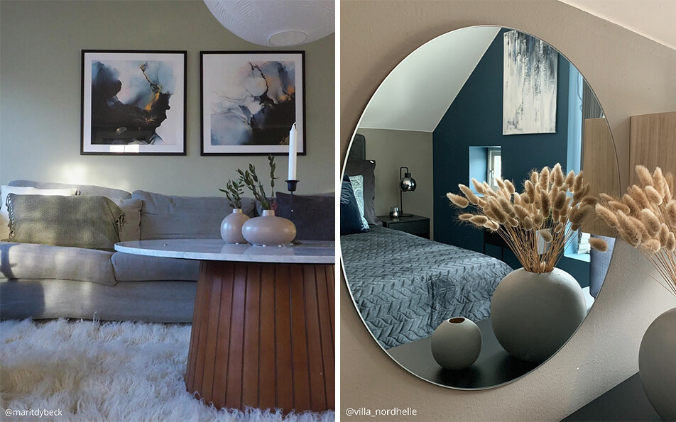 Постери, рамки, огледала – природосъобразен интериор